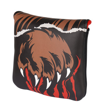 Dark Brown Bear Claw Square Head Cover